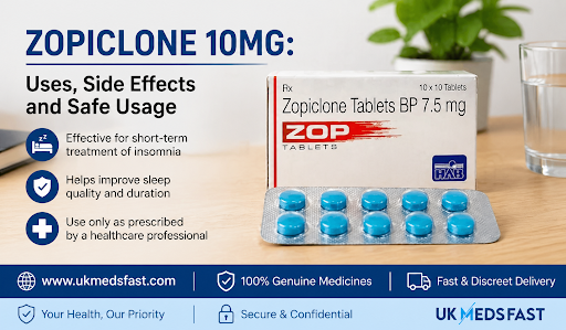 Zopiclone 10mg: Uses, Side Effects and Safe Usage