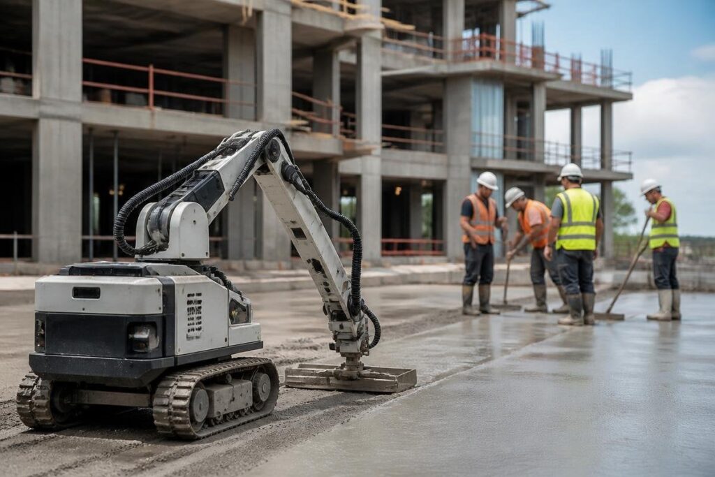 Construction robots can cover tasks, not the labor shortage